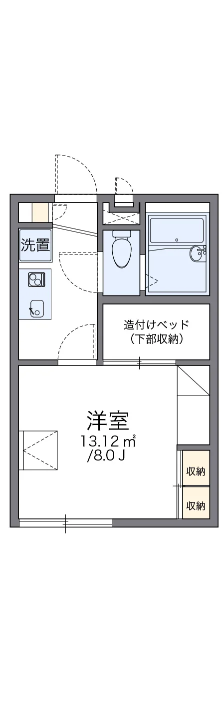 代表的な間取のため実際の間取とは異なる場合があります