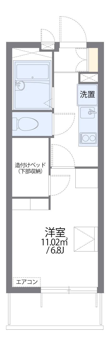 代表的な間取のため実際の間取とは異なる場合があります
