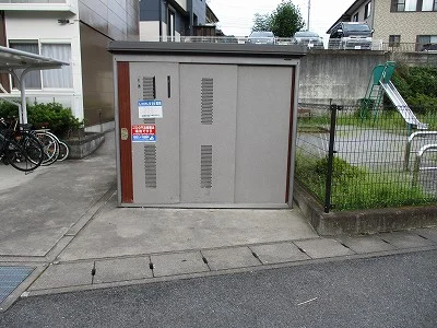 入居者様専用ゴミ庫です。