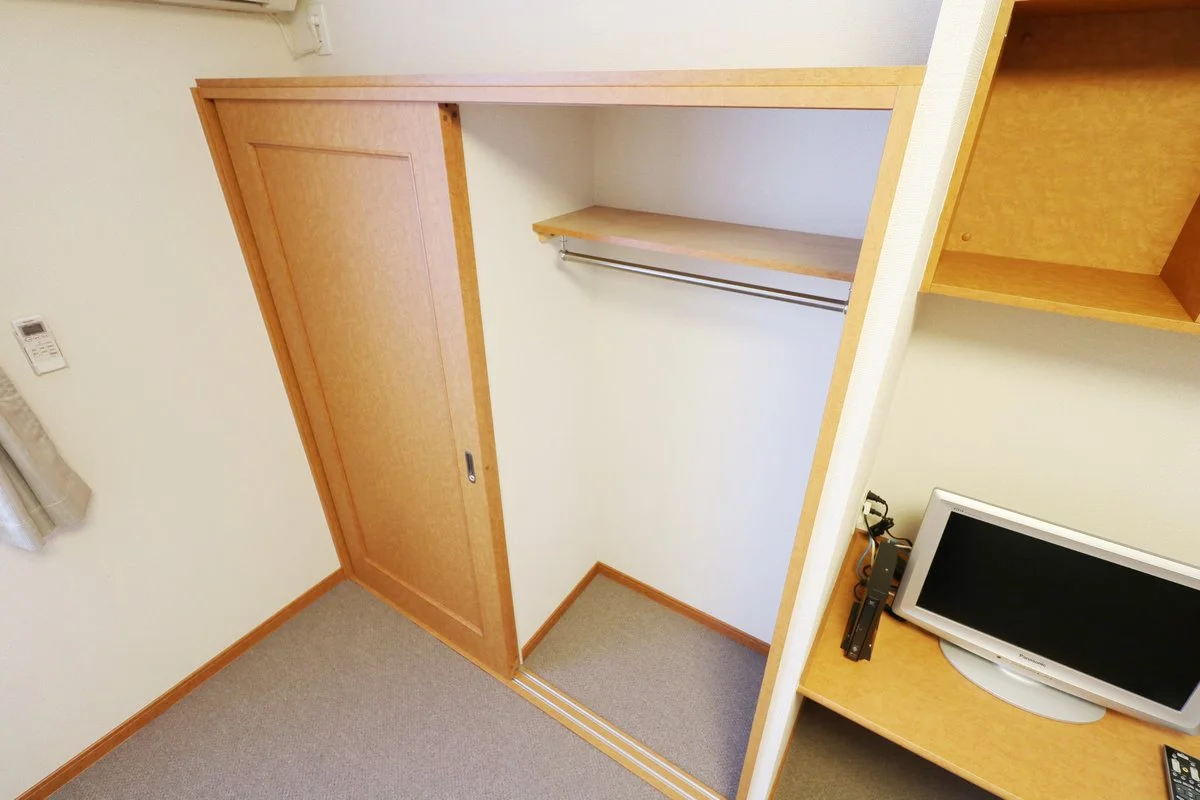 大型クローゼットにより女性の方でも収納が安心！