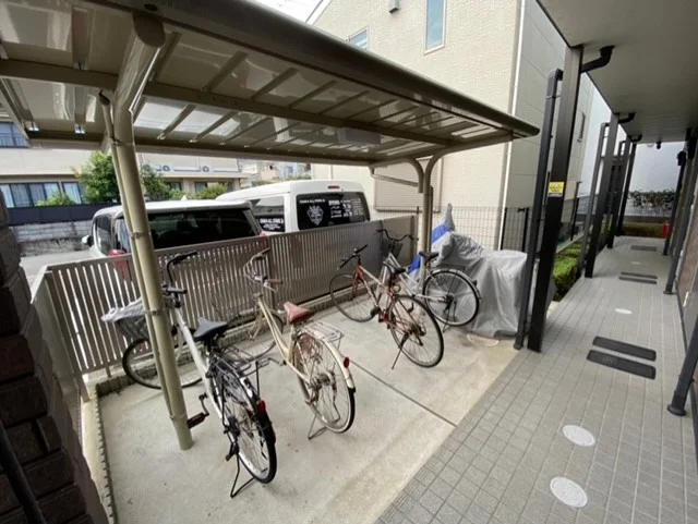 駐輪場です。