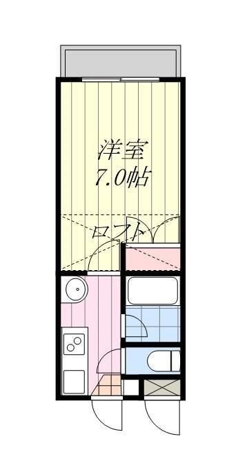 １Kのお部屋です☆☆３階で日当たりも抜群のお部屋ですのでごゆっくりおくつろぎいただけるかと思います☆