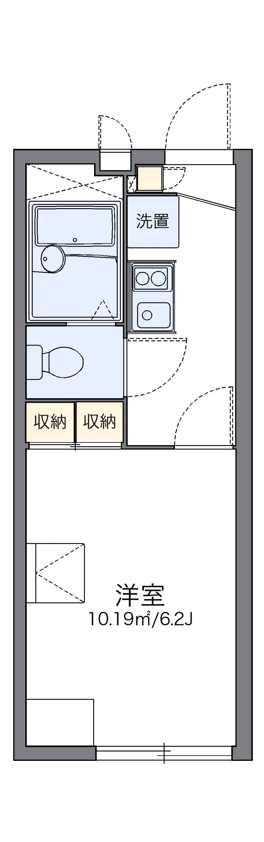 代表的な間取のため実際の間取とは異なる場合があります