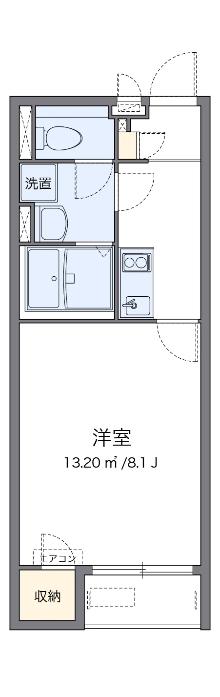 代表的な間取のため実際の間取とは異なる場合があります