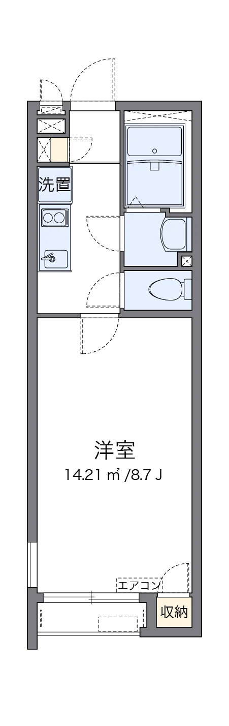 代表的な間取のため実際の間取とは異なる場合があります