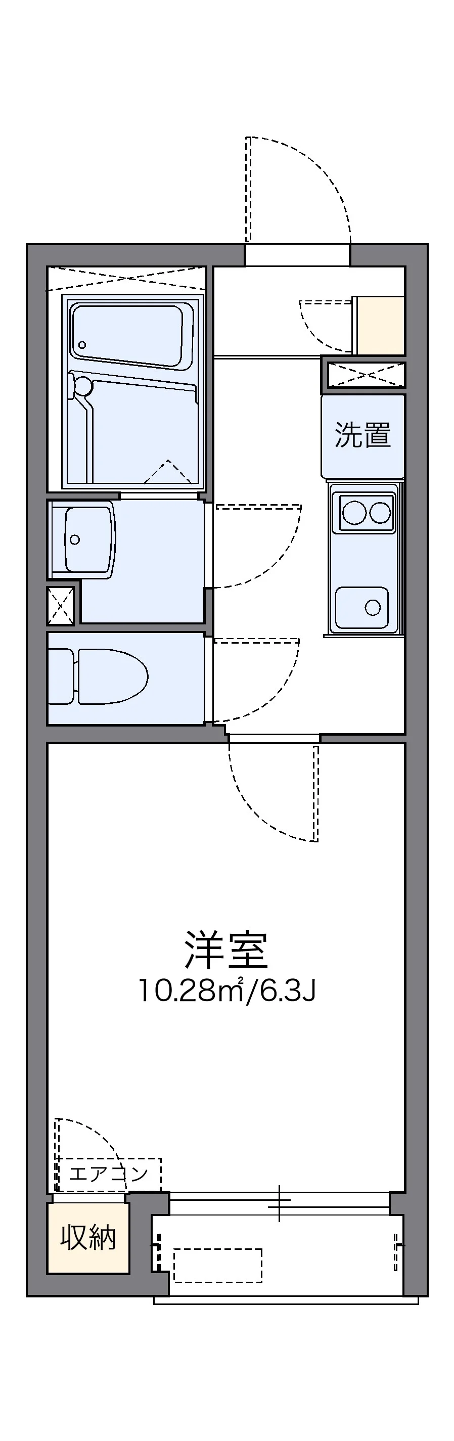 代表的な間取のため実際の間取とは異なる場合があります