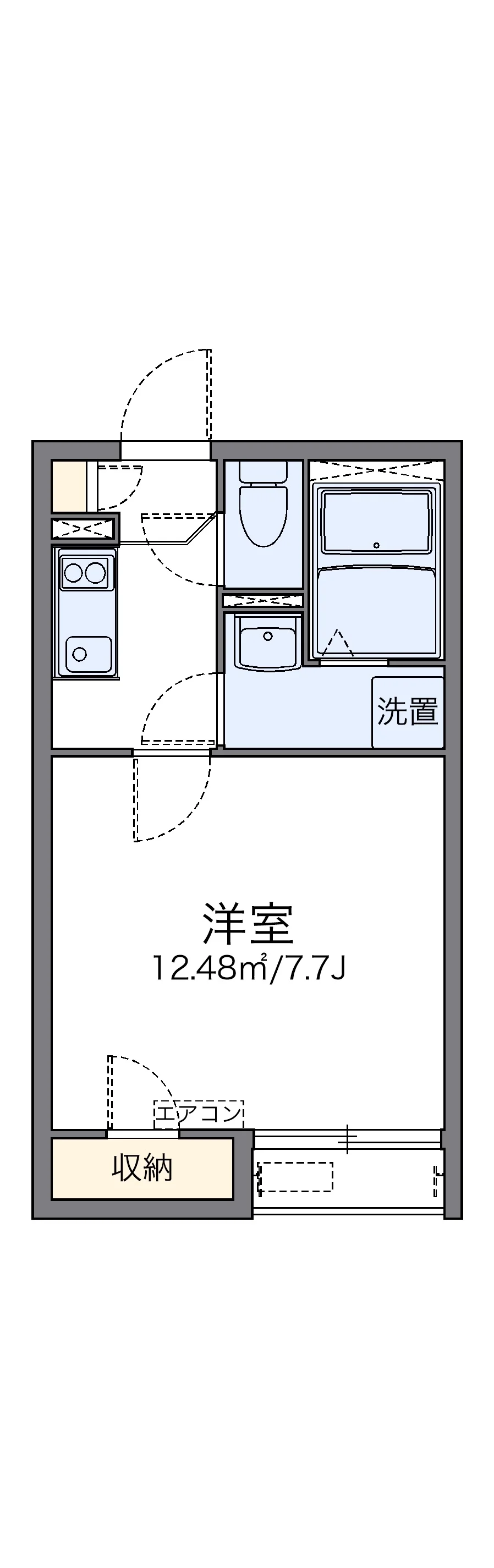 代表的な間取のため実際の間取とは異なる場合があります