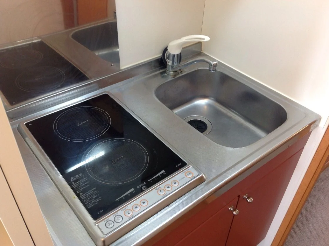 2口電気コンロ