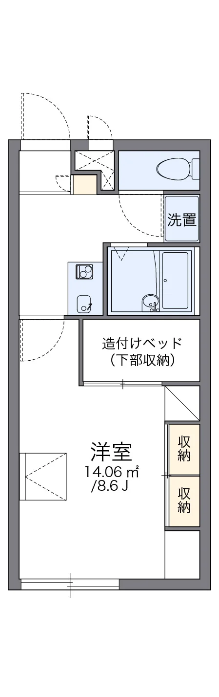 代表的な間取のため実際の間取とは異なる場合があります