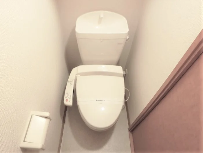 快適な温水洗浄便座付き