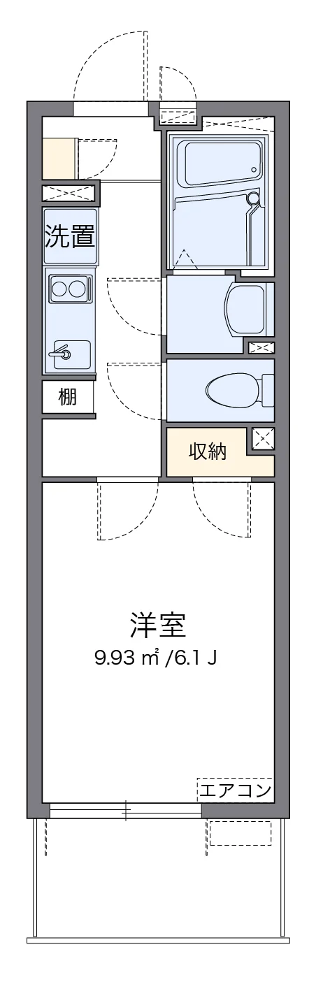 代表的な間取のため実際の間取とは異なる場合があります