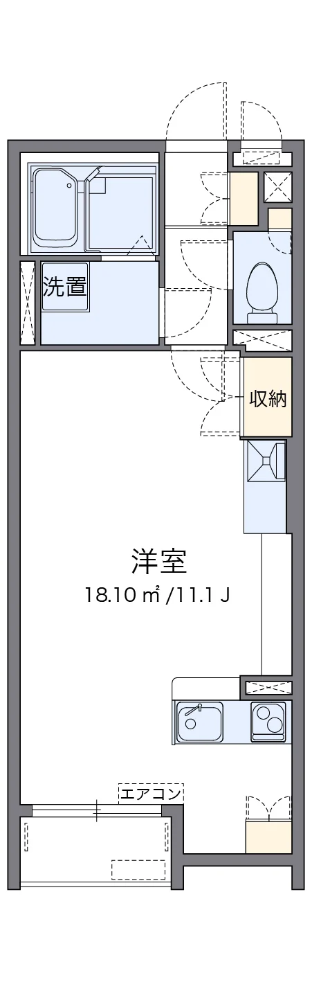 代表的な間取のため実際の間取とは異なる場合があります