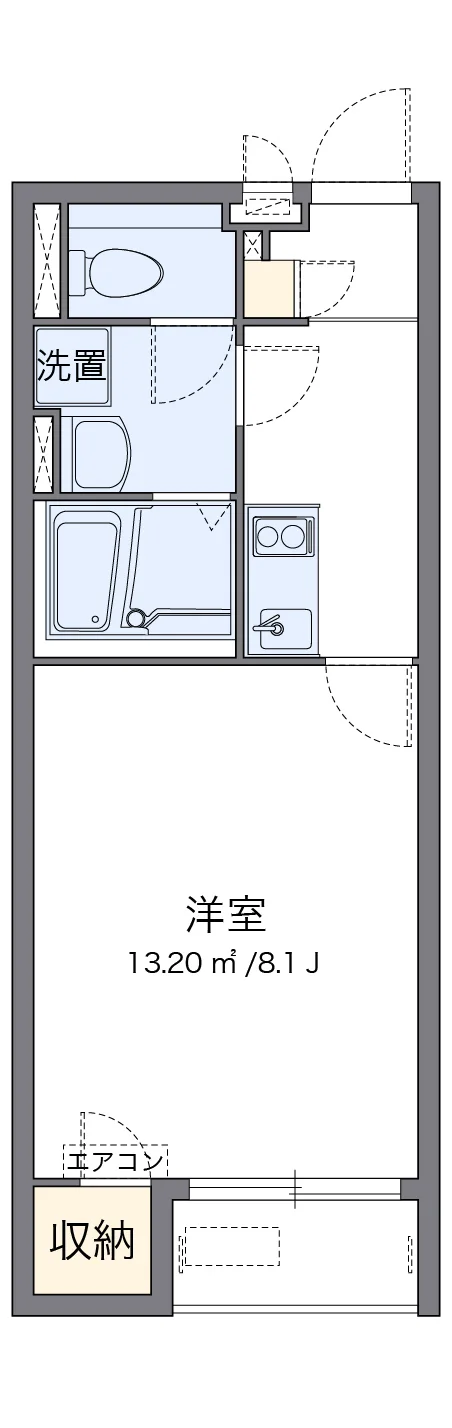 代表的な間取のため実際の間取とは異なる場合があります