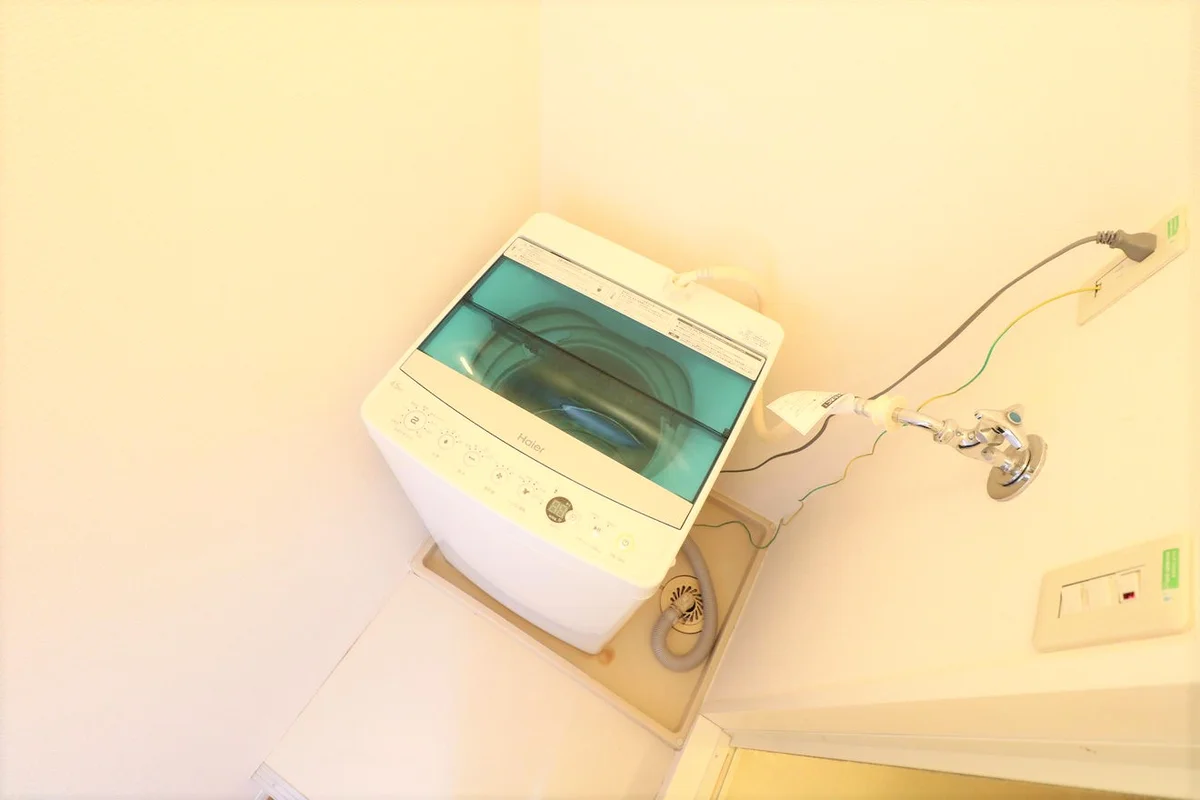 室内洗濯機完備によりお手軽に引越しが可能！