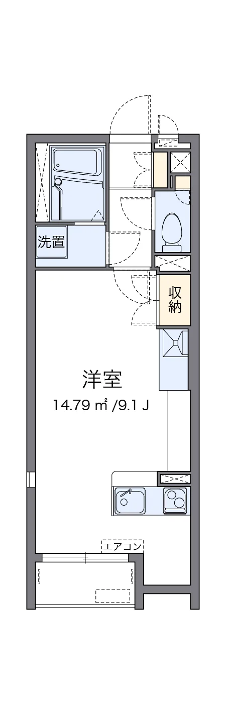 代表的な間取のため実際の間取とは異なる場合があります