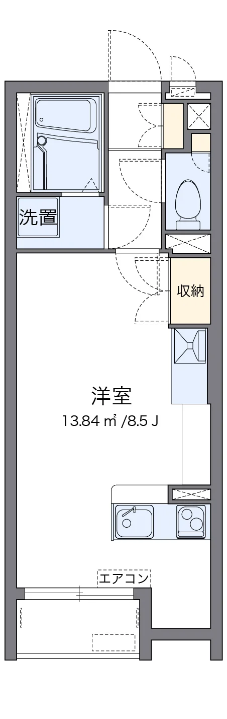 代表的な間取のため実際の間取とは異なる場合があります