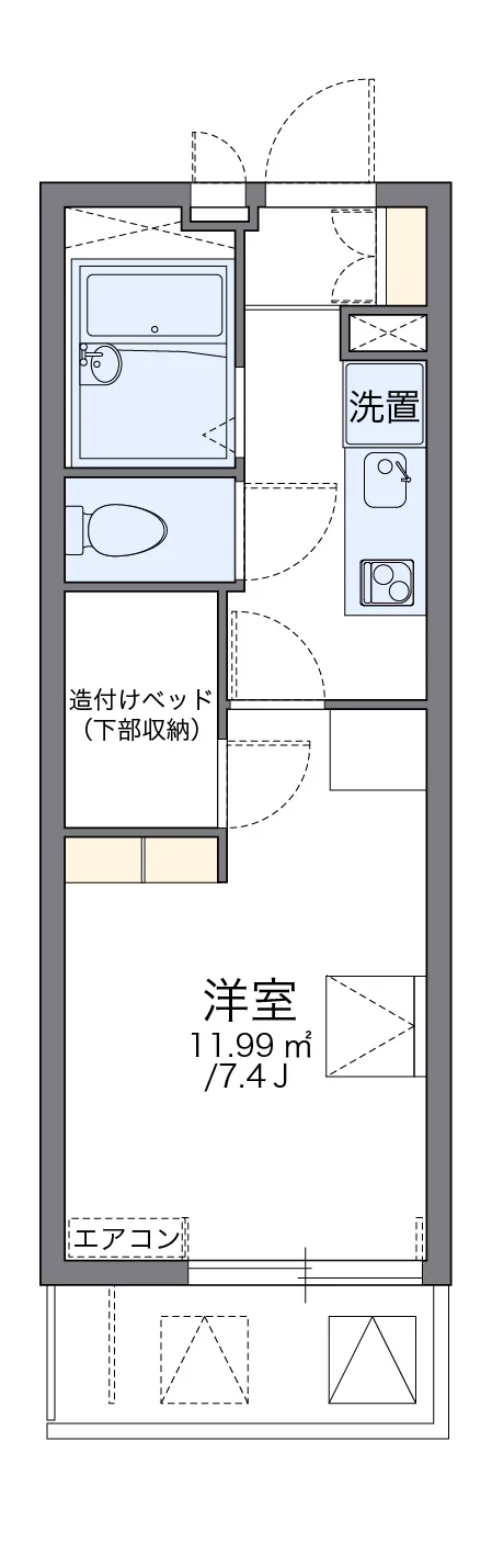 代表的な間取のため実際の間取とは異なる場合があります