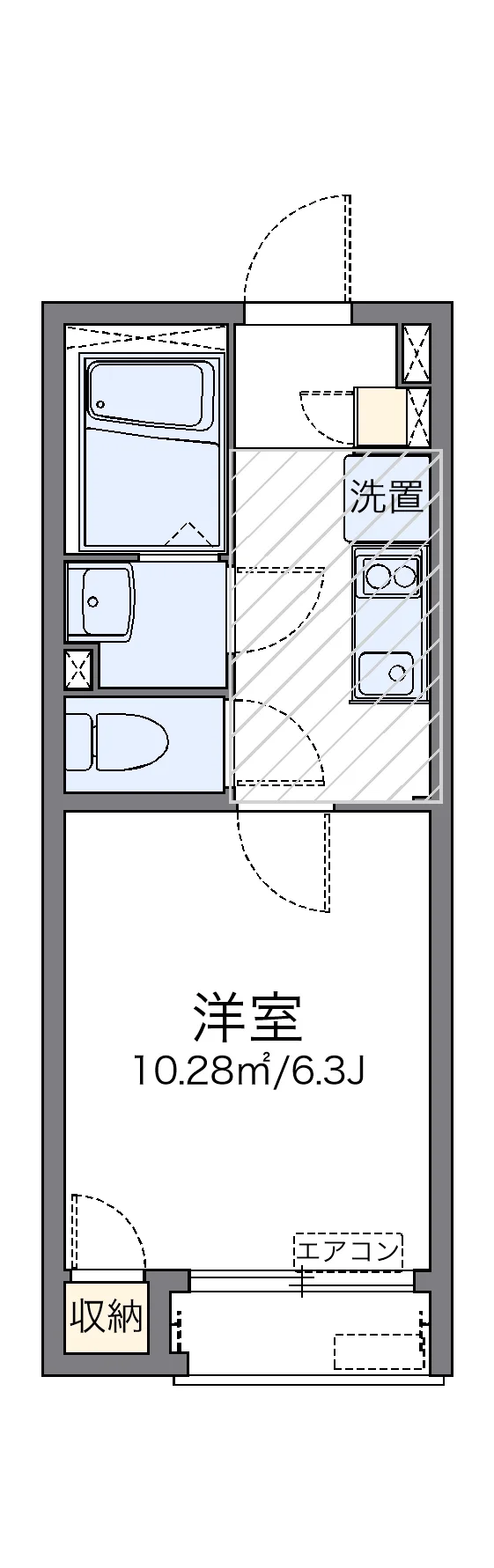 代表的な間取のため実際の間取とは異なる場合があります