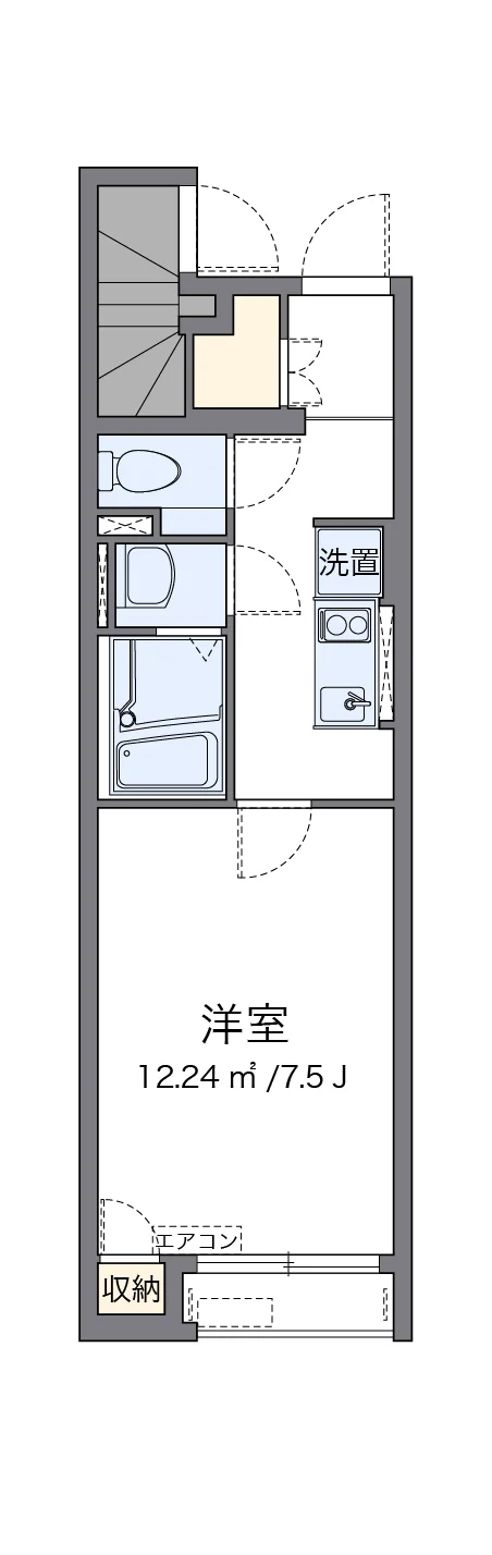 代表的な間取のため実際の間取とは異なる場合があります
