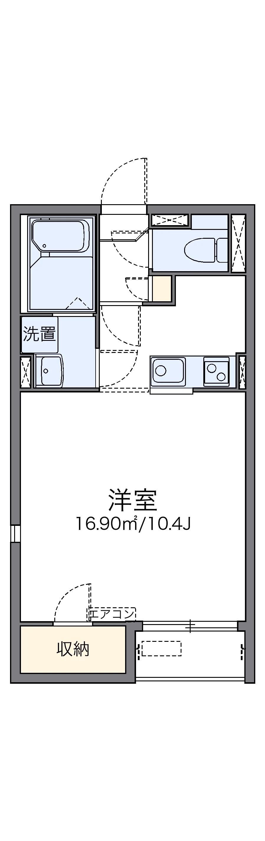 代表的な間取のため実際の間取とは異なる場合があります