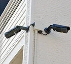 防犯カメラ設置。同タイプの物件写真です。