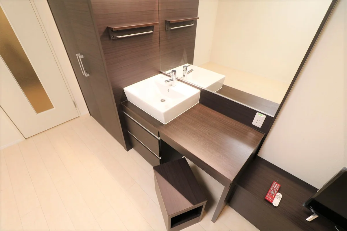 女性におすすめ！朝のバタバタには独立洗面台が必須！