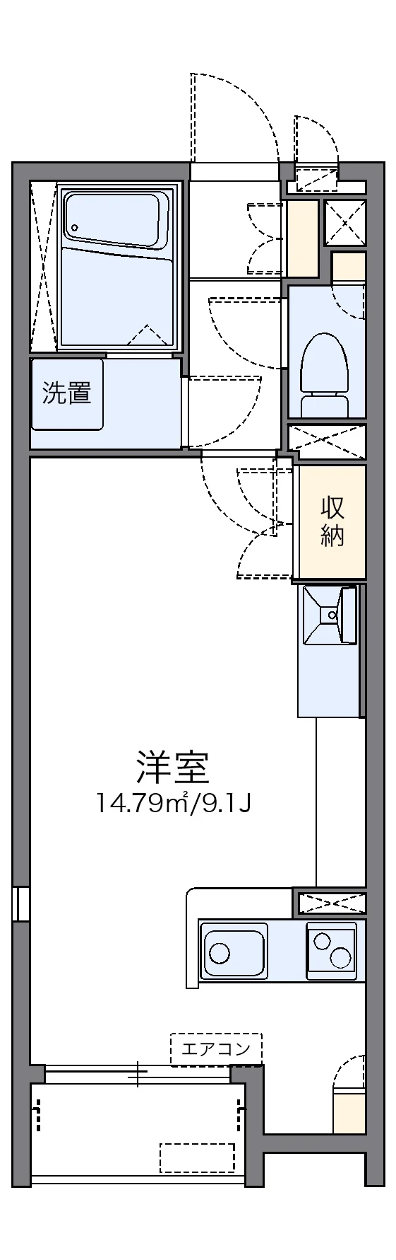 代表的な間取のため実際の間取とは異なる場合があります