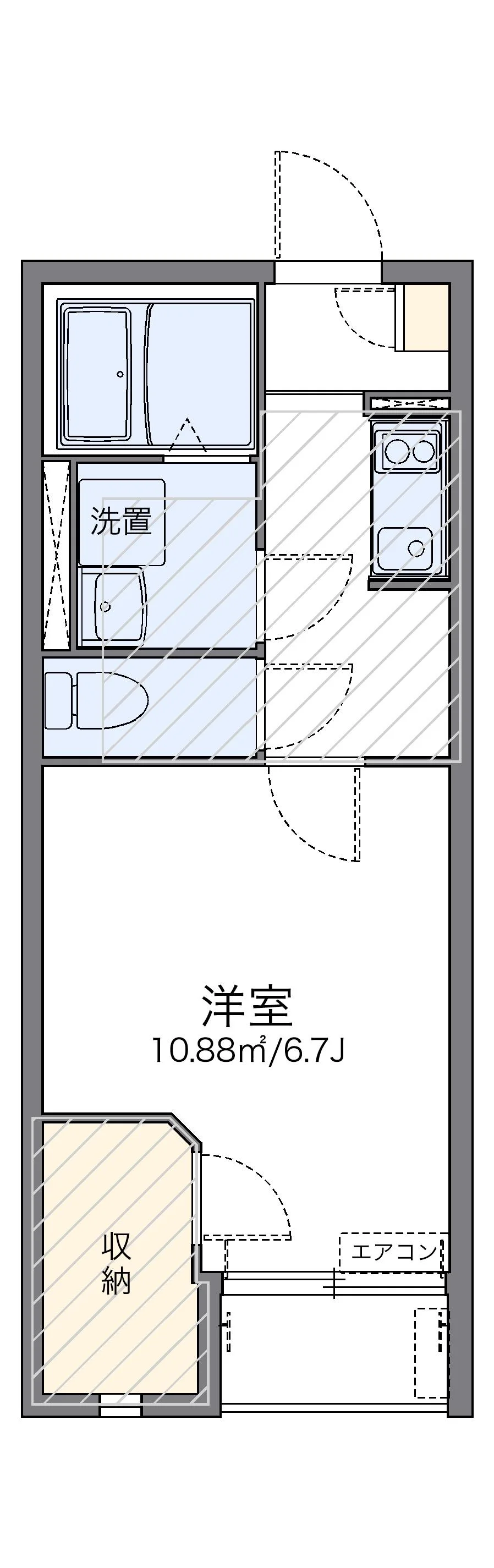 代表的な間取のため実際の間取とは異なる場合があります