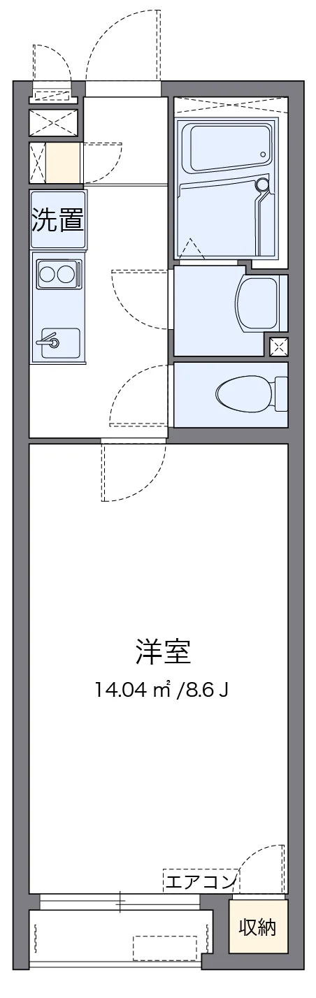 代表的な間取のため実際の間取とは異なる場合があります