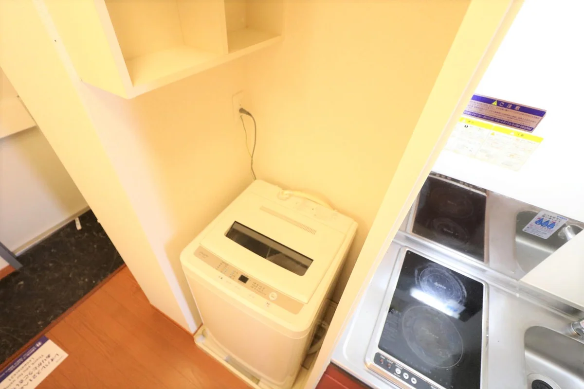室内洗濯機完備によりお手軽に引越しが可能！