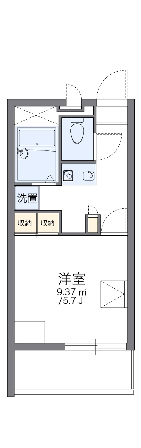 代表的な間取のため実際の間取とは異なる場合があります
