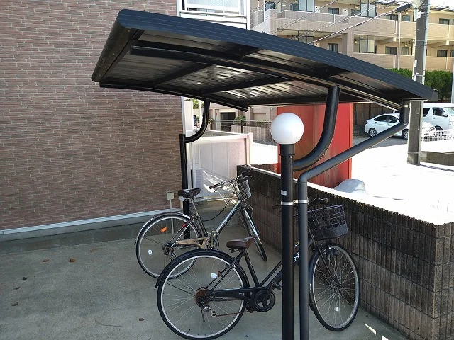 駐輪場　原付＆自転車のみ駐輪可能