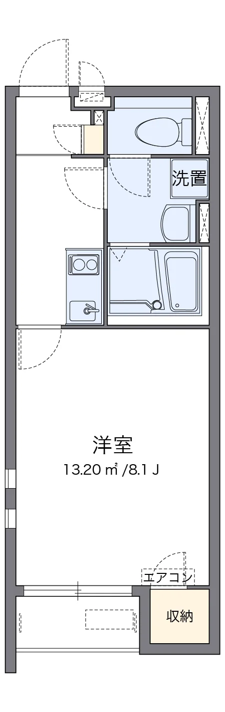 代表的な間取のため実際の間取とは異なる場合があります