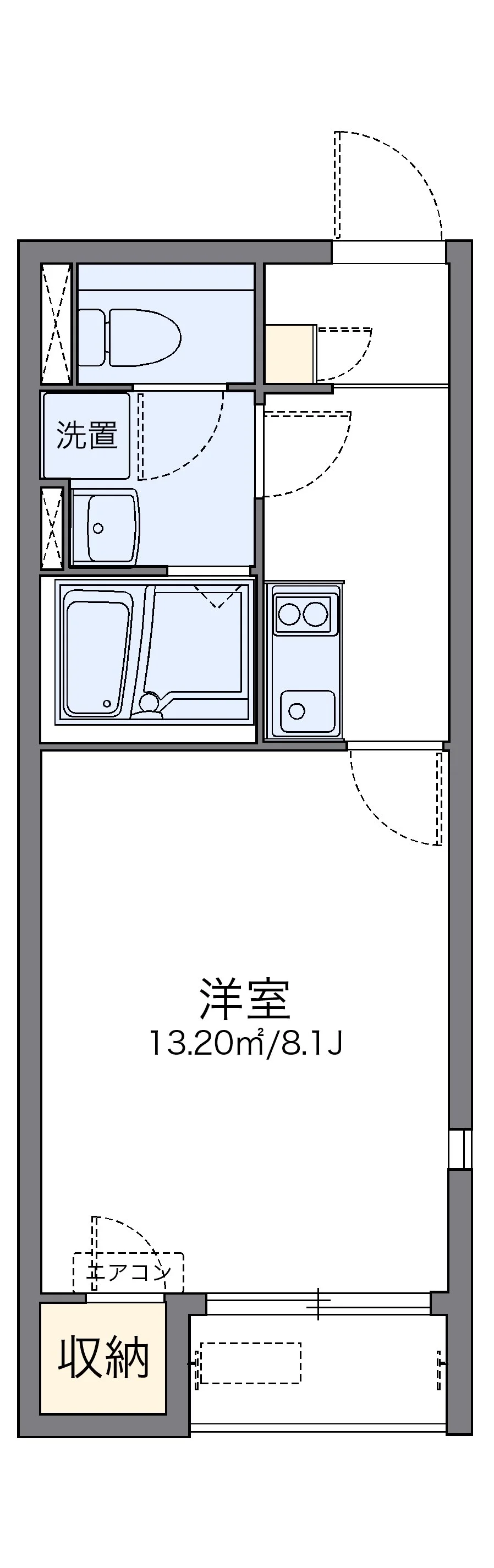 代表的な間取のため実際の間取とは異なる場合があります