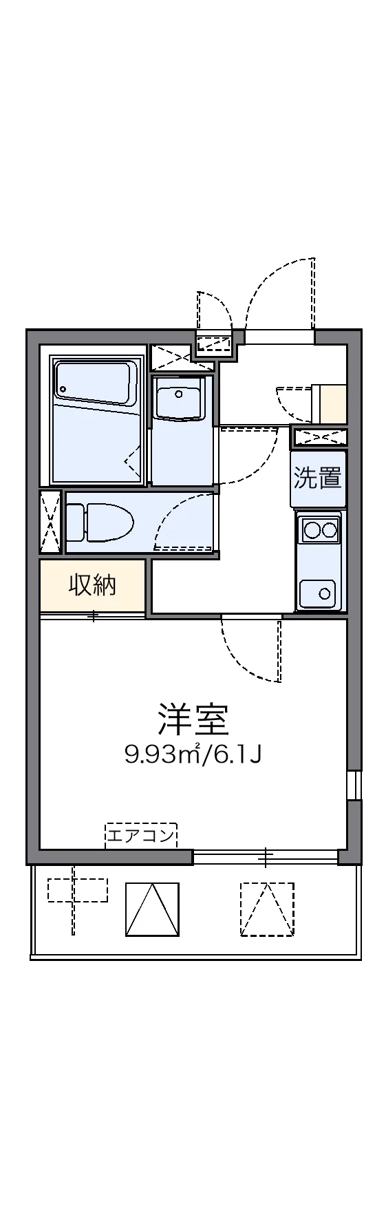 代表的な間取のため実際の間取とは異なる場合があります