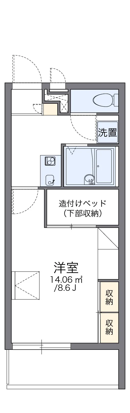 代表的な間取のため実際の間取とは異なる場合があります
