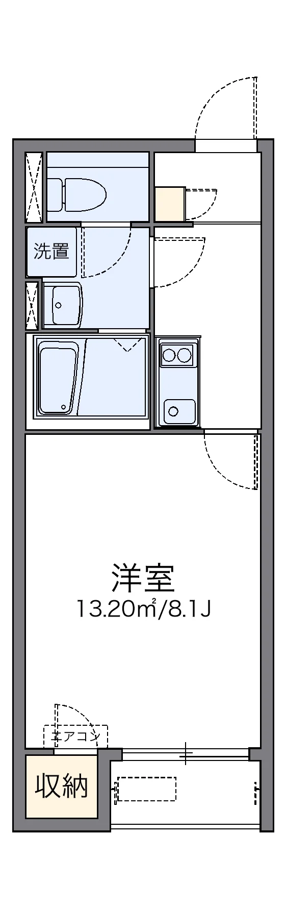 代表的な間取のため実際の間取とは異なる場合があります