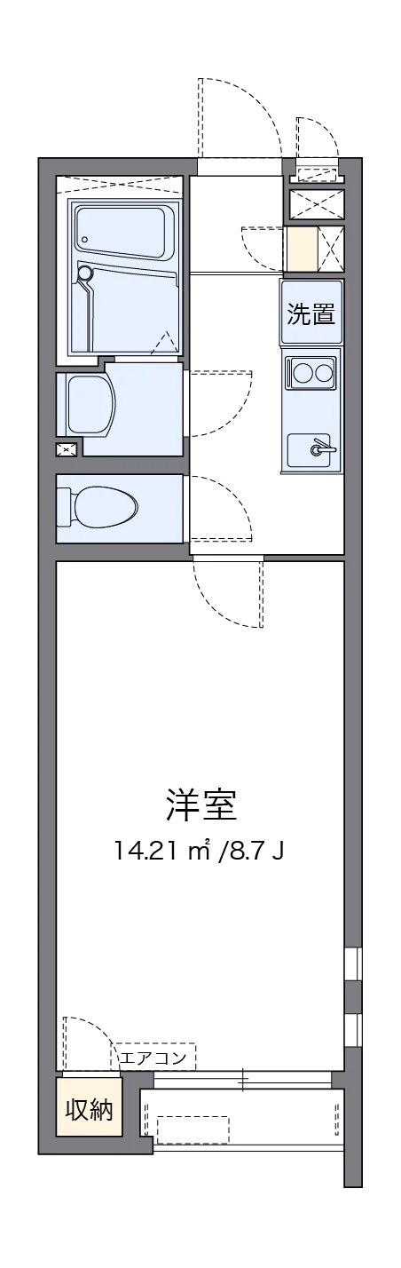 代表的な間取のため実際の間取とは異なる場合があります