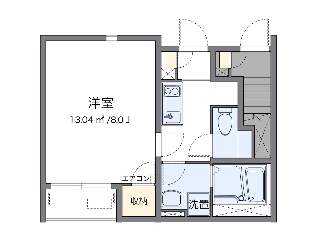 代表的な間取のため実際の間取とは異なる場合があります