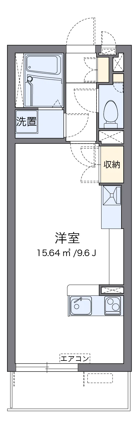 代表的な間取のため実際の間取とは異なる場合があります