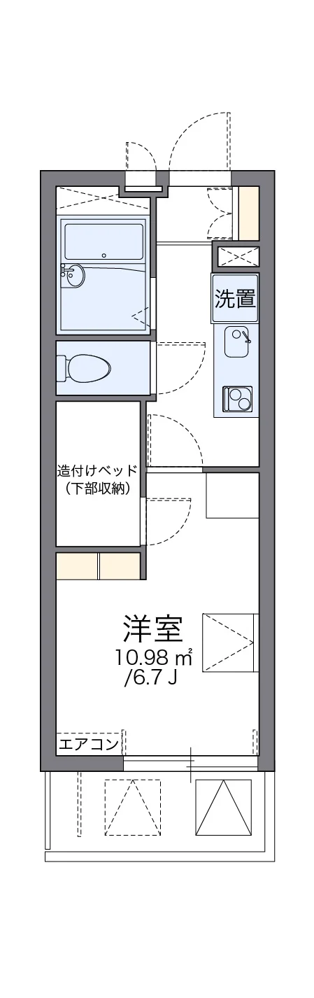 代表的な間取のため実際の間取とは異なる場合があります