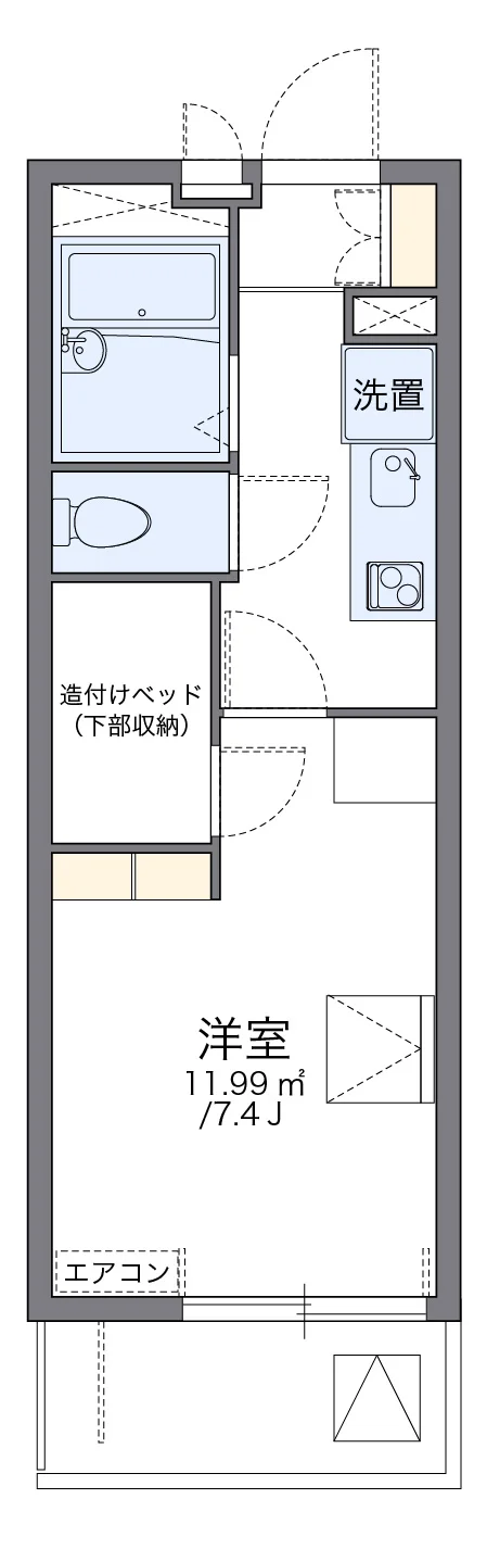 代表的な間取のため実際の間取とは異なる場合があります