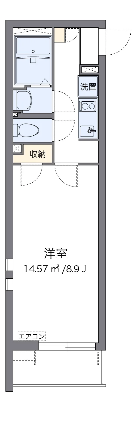 代表的な間取のため実際の間取とは異なる場合があります
