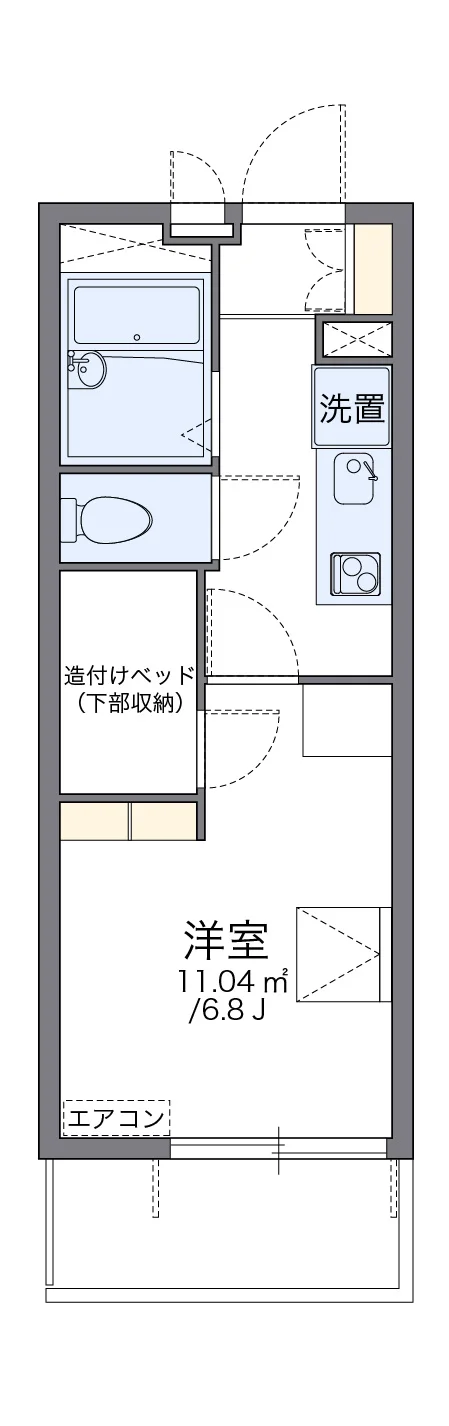 代表的な間取のため実際の間取とは異なる場合があります