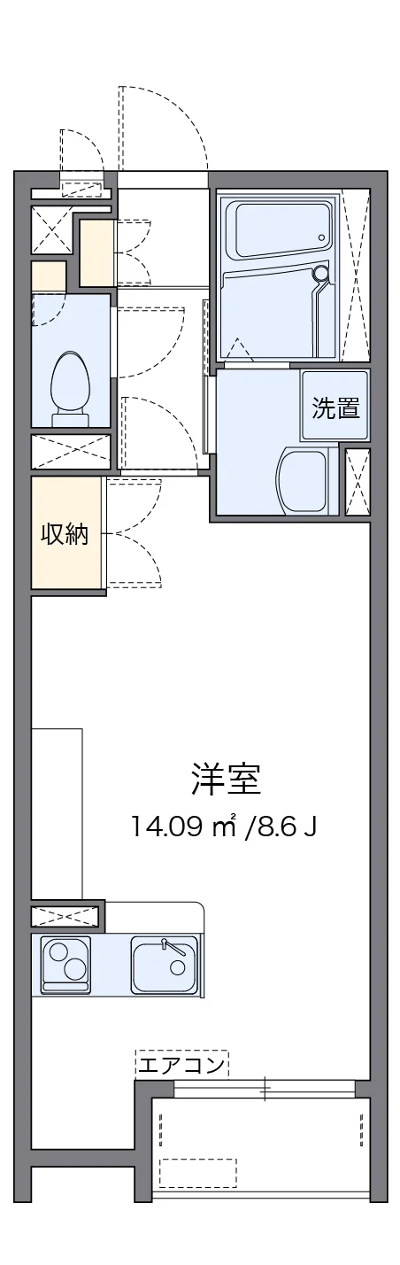 代表的な間取のため実際の間取とは異なる場合があります