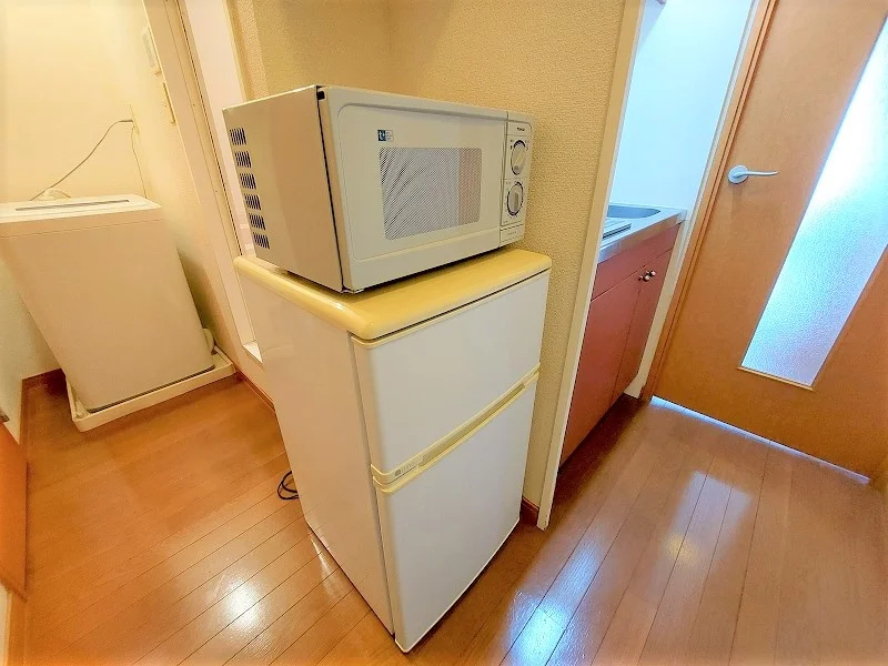 電子レンジ・冷蔵庫設置済