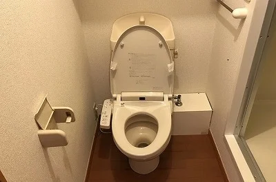 温水洗浄便座設置！