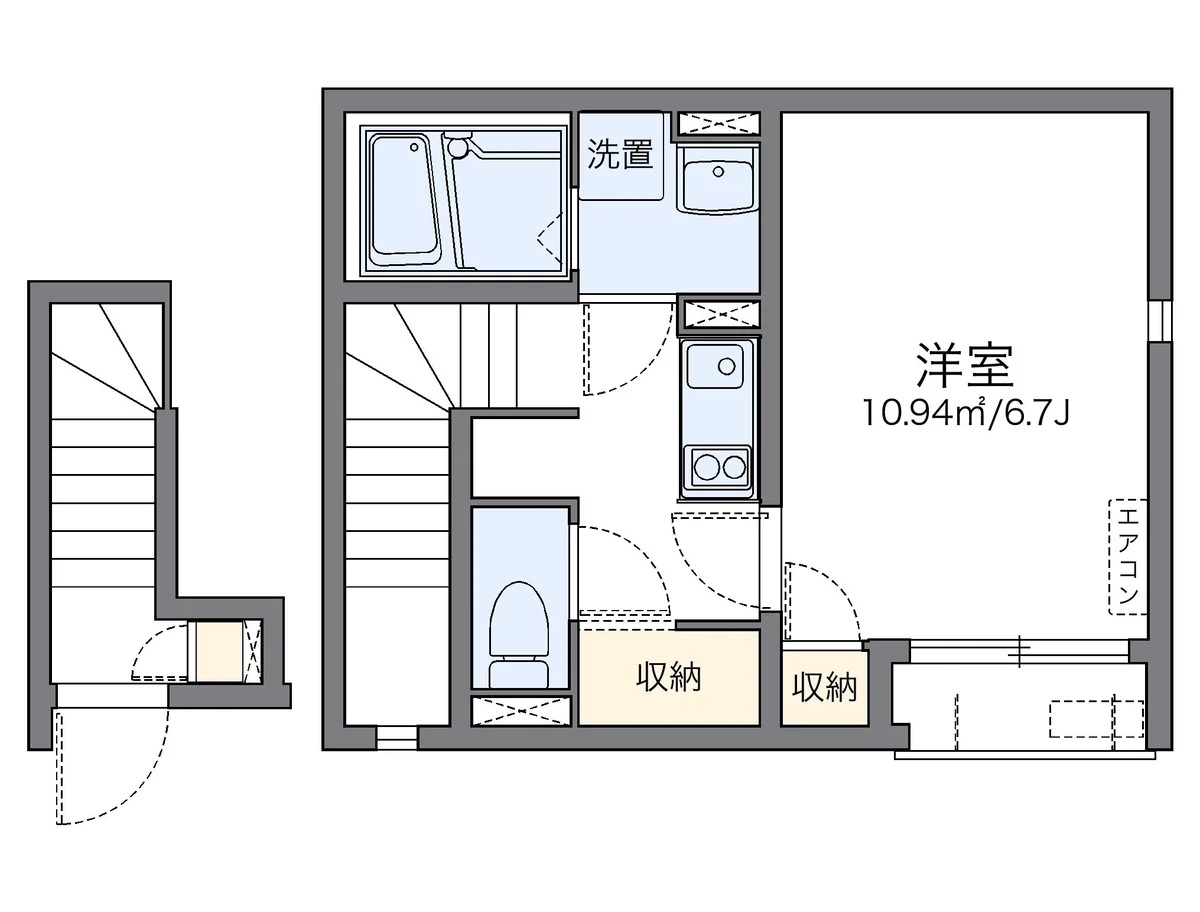 代表的な間取のため実際の間取とは異なる場合があります