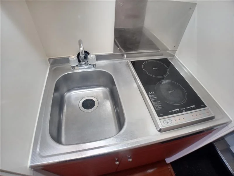 ２口コンロのキッチン