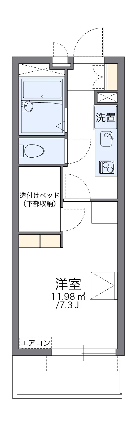 代表的な間取のため実際の間取とは異なる場合があります